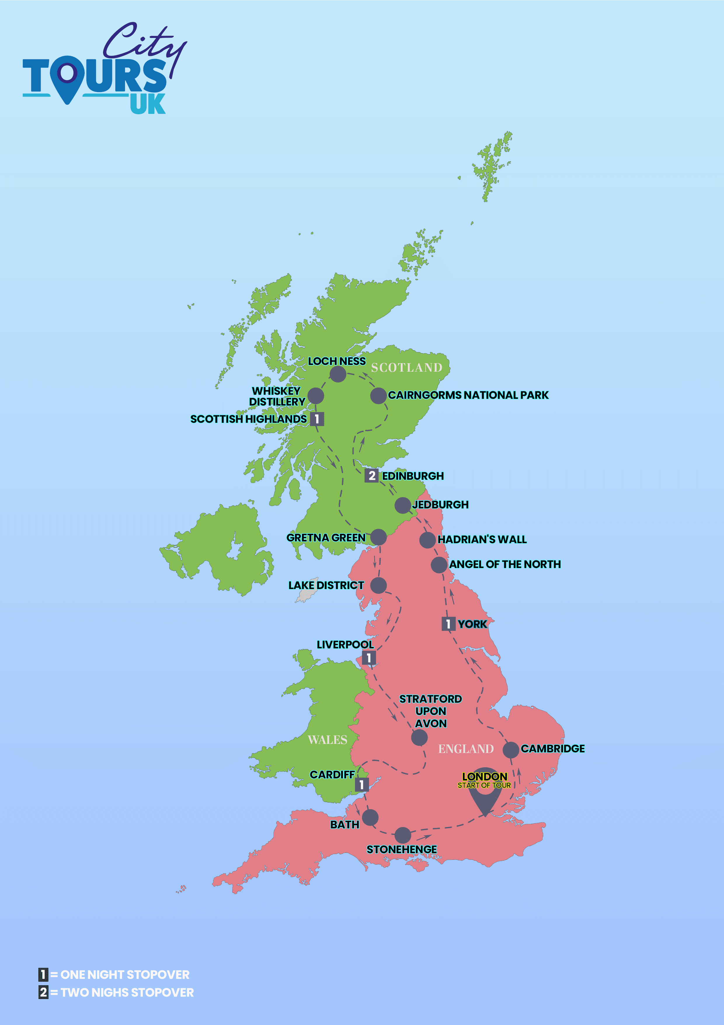 tour map colour tour map colour