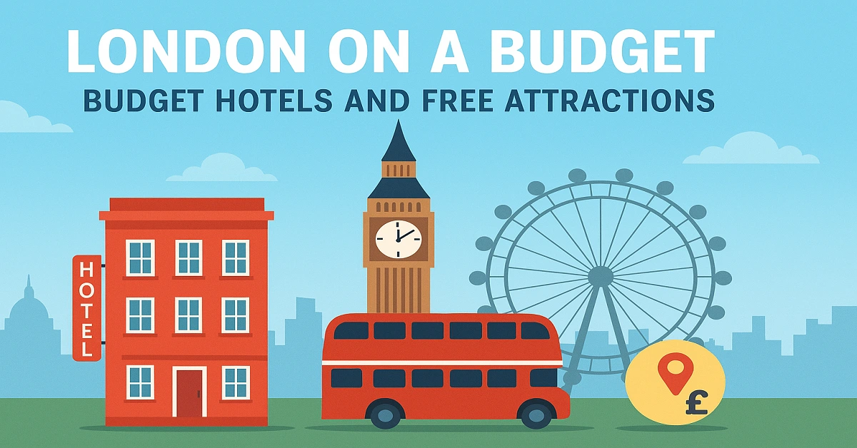 budget-friendly trip to london, england featuring affordable hotels and free attractions